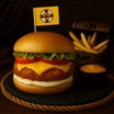 Bikini Bottom Crispy Chicken Burger